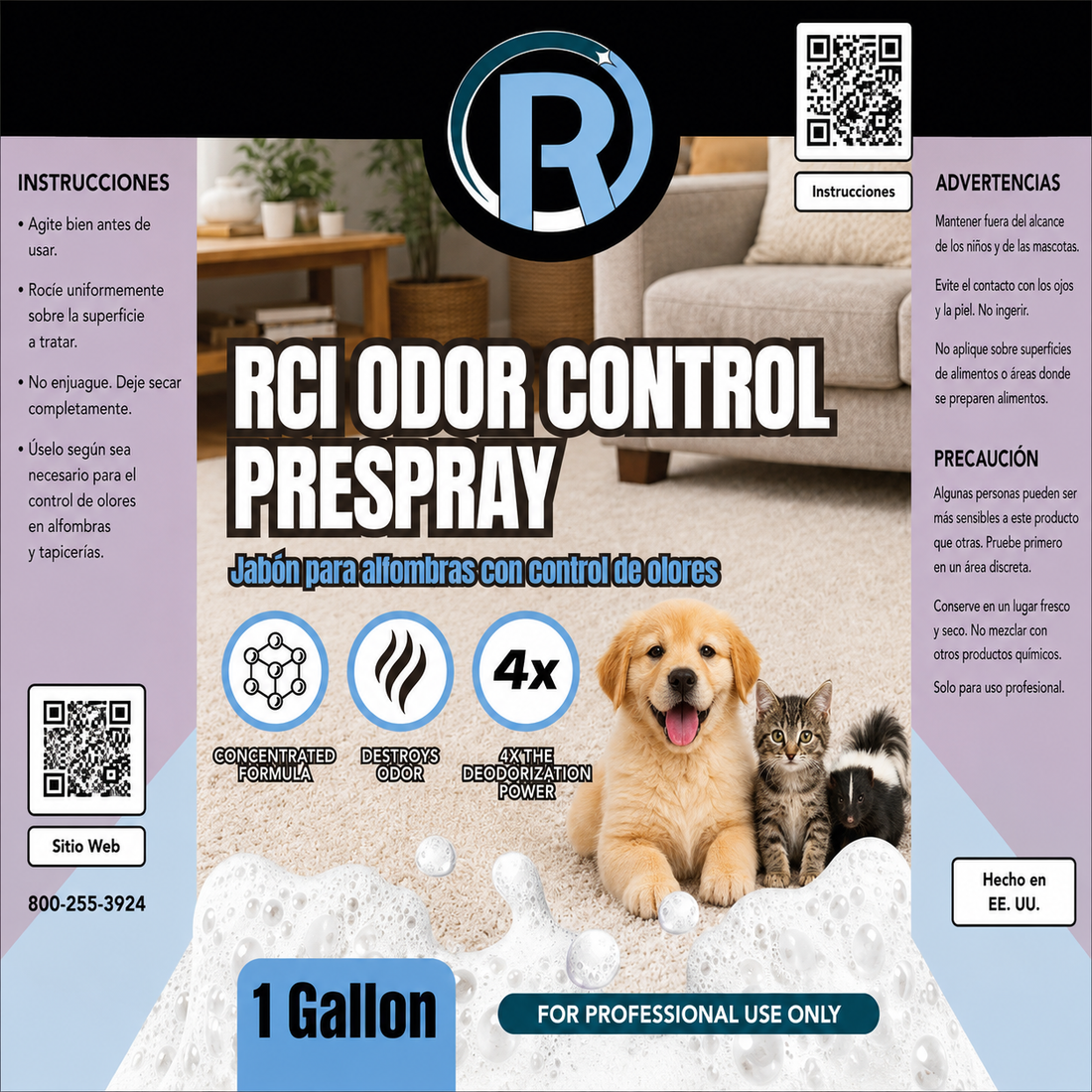 RCI Odor Control Pre-Spray: The Lastest in Odor Control Cleaning